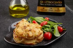 Folhas de Batatas com Queijo Quattrocento Granarolo
