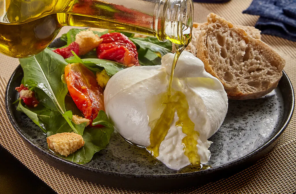 Burrata D’Or com Tomates e Azeite Esporão