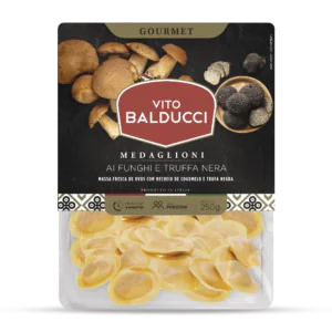 Medaglioni gourmet de funghi e trufa negra